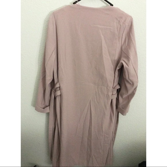 Blush pink long jacket - Picture 2 of 2